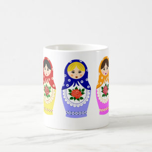 Matryoschka dolls coffee mug