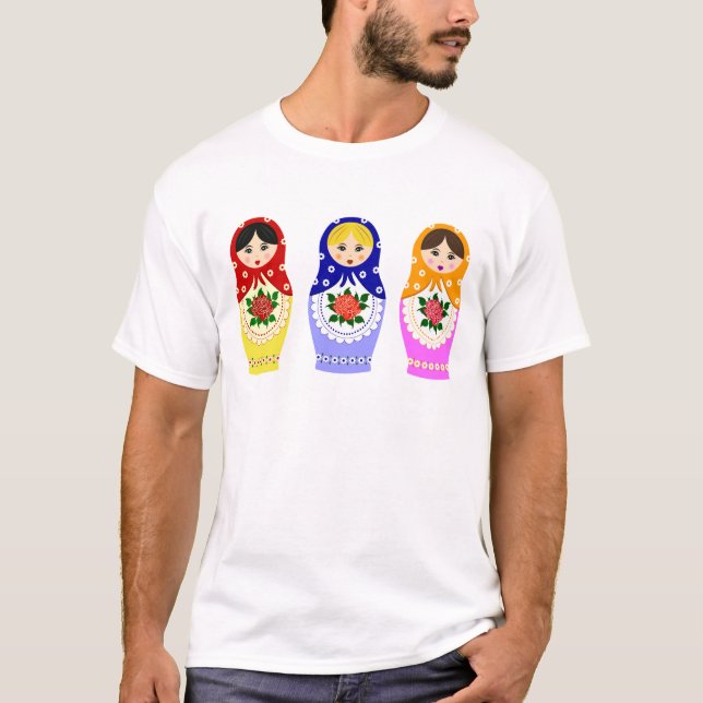 Matryoschka dolls man T-Shirt (Front)