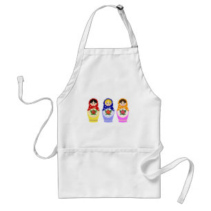 Matryoschka dolls standard apron