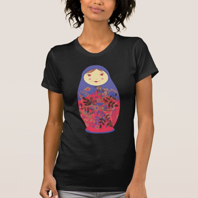 Matryoshka Doll 2 ~ Russian / Babushka Nesting T-Shirt (Front)