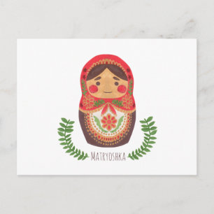 Matryoshka Doll Postcard
