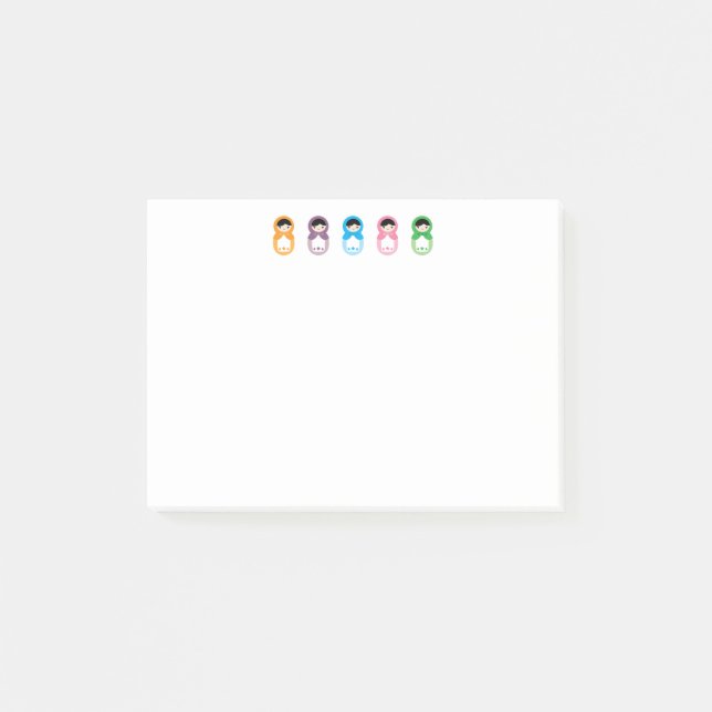 Matryoshka Dolls Post-it Notes (Front)