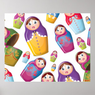 Matryoshka dolls poster