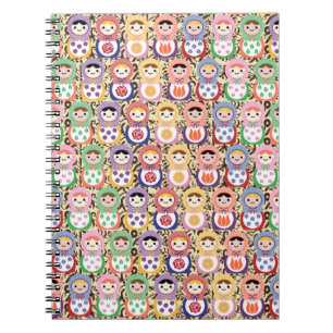 Matryoshka Dolls Spiral Notebook