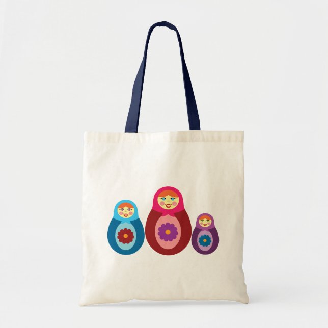 Matryoshka Dolls Tote Bag (Front)