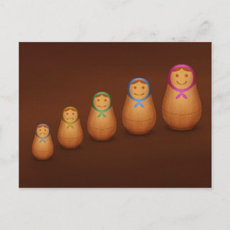 Matryoshka Postcard