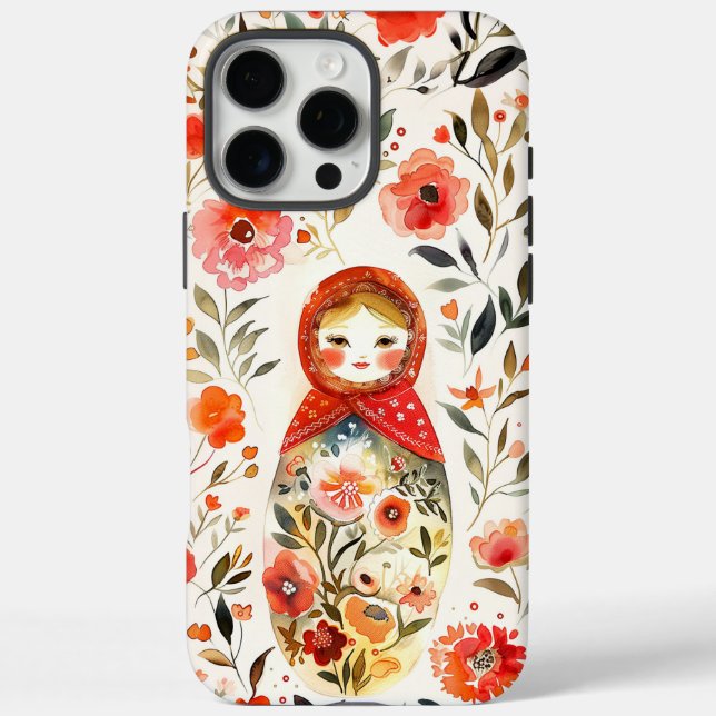 Matryoshka, Russian doll Case-Mate iPhone Case (Back)