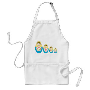 Matryoshka Russian Nesting Dolls Standard Apron