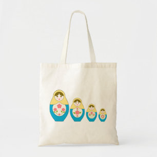 Matryoshka Russian Nesting Dolls Tote Bag