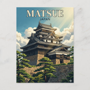 Matsue Castle Japan Postcard