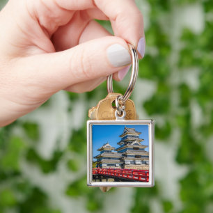Matsumoto castle and bridge key ring