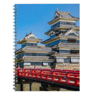 Matsumoto castle and bridge notebook