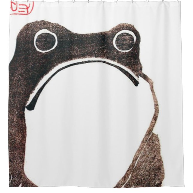 Matsumoto Hoji Frog Shower Curtain (Front)
