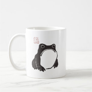 Matsumoto Hoji Funny Sad Grumpy Frog Mug