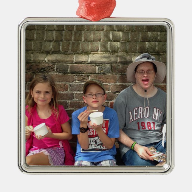 Matt 2016 metal tree decoration (Front)