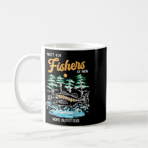 Matt 419 Fishers Of Men Christian Fishing Fathers Coffee Mug