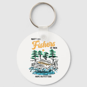 Matt 419 Fishers Of Men Christian Fishing Fathers Key Ring