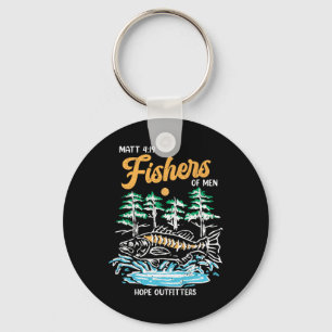 Matt 419 Fishers Of Men Christian Fishing Fathers  Key Ring