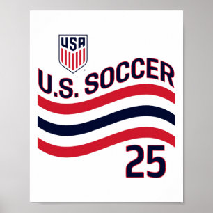 Matt Freese 25 White Usmnt Officially Licensed Poster
