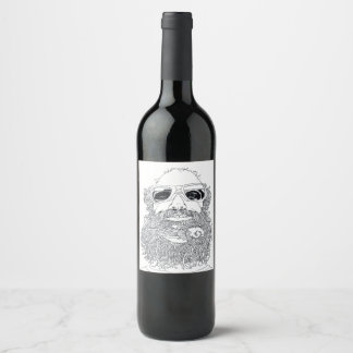 Matt Has a Bird in His Beard Wine Label
