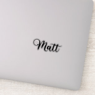 Matt Name - Handwritten Calligraphy