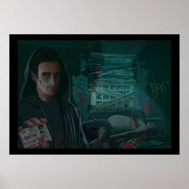 Matt, The Not Particularly Good Vampire Hunter Poster (Front)