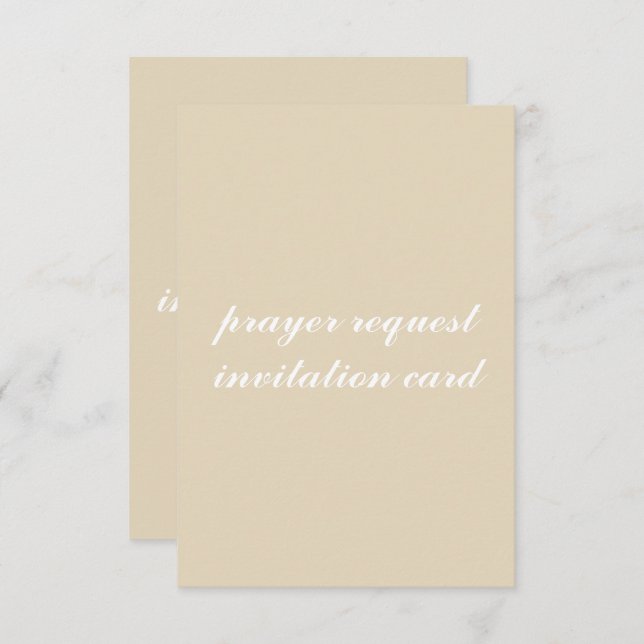 matte 3.5"x5", standard white envelope included invitation (Front/Back)