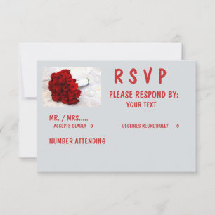 Matte 3.5" x 5", Standard white envelopes included RSVP Card
