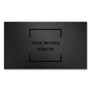Matte Black Magnetic Business Card