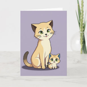 Matte Feline Friends Card