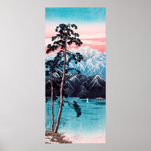 Matte Gallery Quality Poster Print "Lingering Snow (Front)