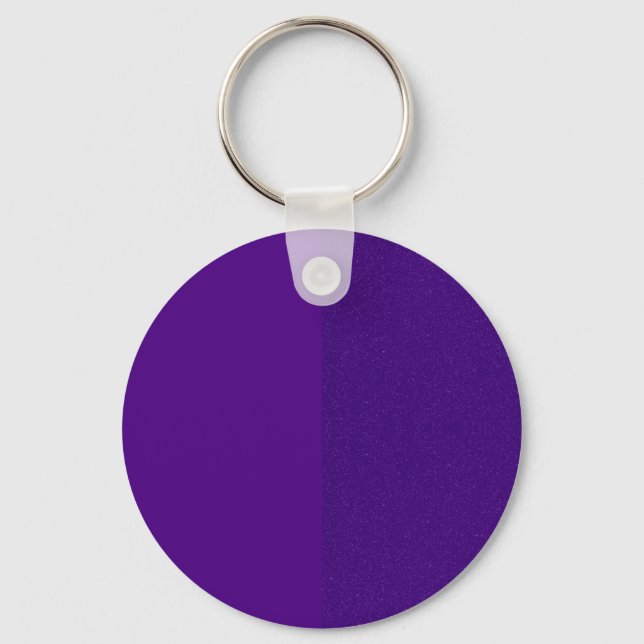 Matte & Glitter Purple Split Keychain – Customise (Front)