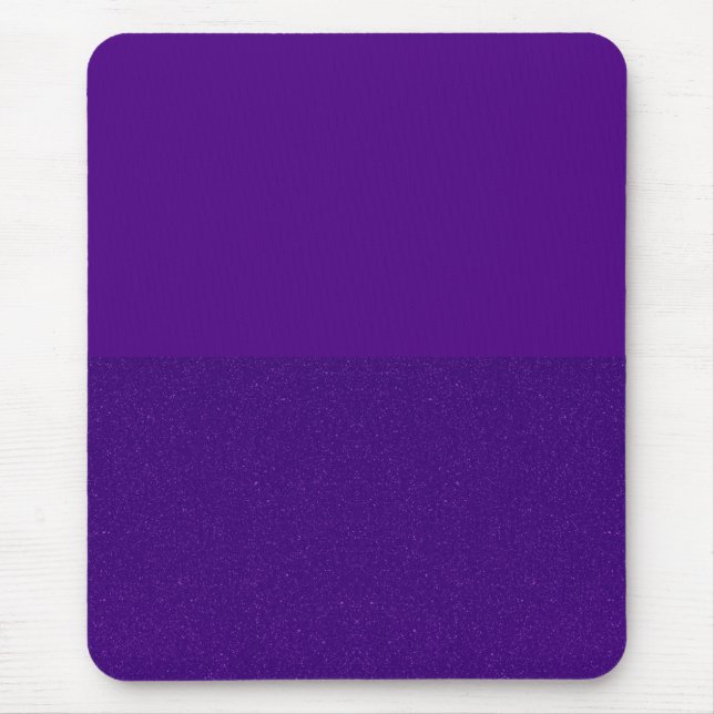Matte & Glitter Split Purple Mousepad – Customise (Front)