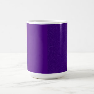Matte & Glitter Split Purple Mug – Customisable
