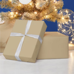 Matte Gold Wrapping Paper