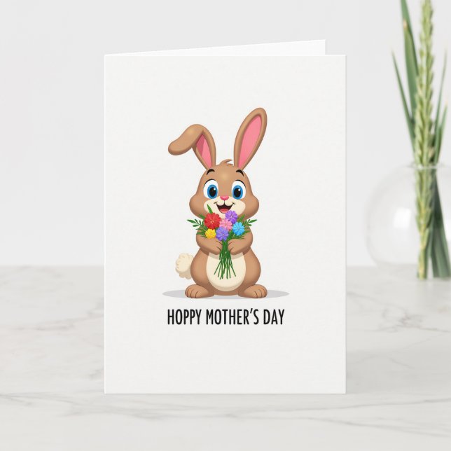 Matte Happy Bouquet Card (Front)