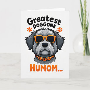 Matte Shaggy Dog Humom Card