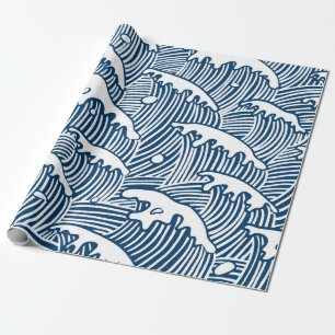 MATTE WRAPPING BLUE AND WHITE Paper
