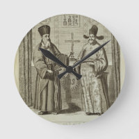 Matteo Ricci (1552-1610) and Paulus Li, from 'Chin