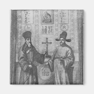 Matteo Ricci  and Paulus Li Magnet