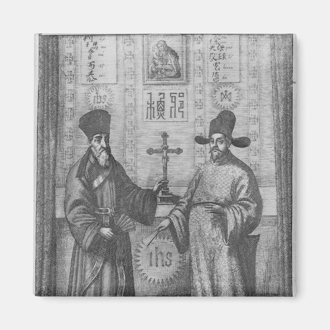 Matteo Ricci  and Paulus Li Magnet (Front)