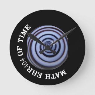 Matter of Time Round Clock