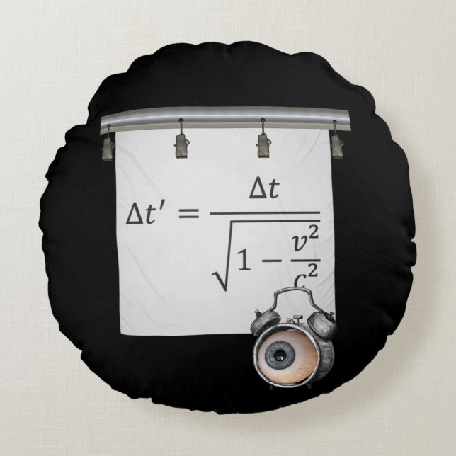 Matter of Time Round Cushion (Front)