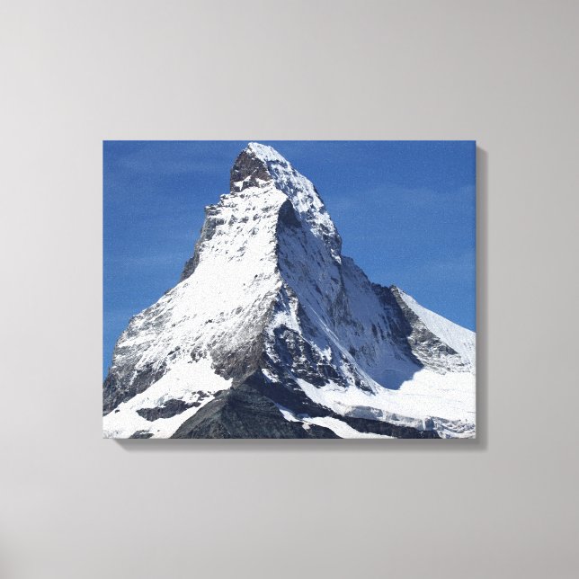 Matterhorn, Alps Canvas Print (Front)