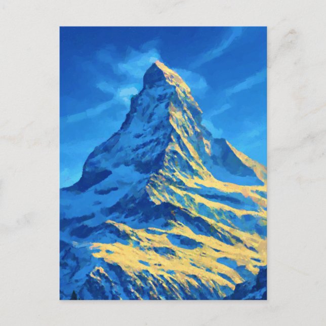 Matterhorn Alps Holiday Postcard (Front)