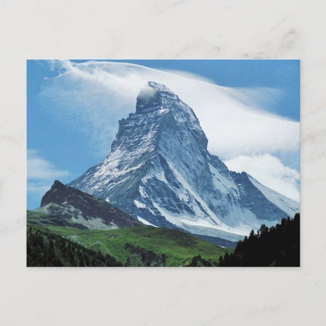 Matterhorn, Alps Postcard (Front)
