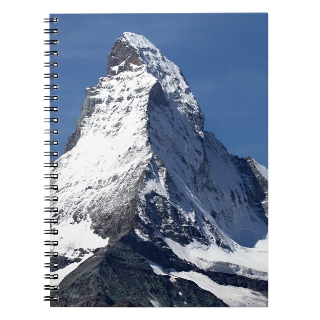 Matterhorn, Alps Spiral Notebook (Front)