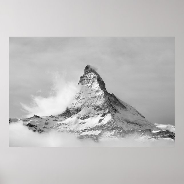 Matterhorn in winter poster (Front)