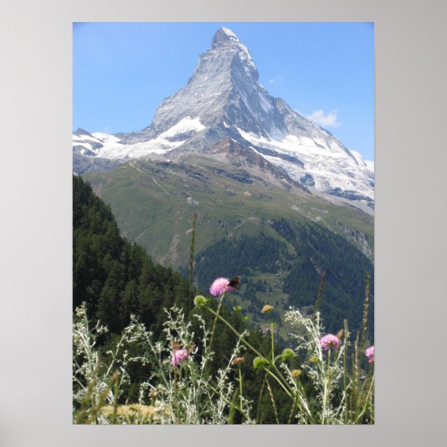 Matterhorn Mountain photo Poster (Front)