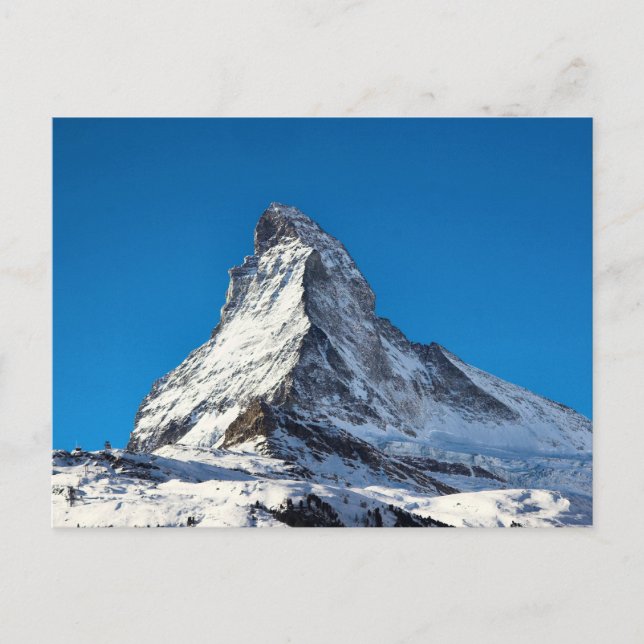 Matterhorn photo postcard (Front)